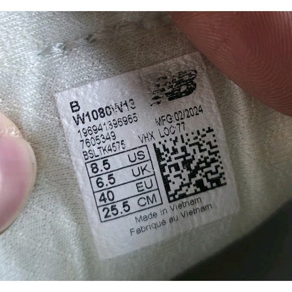 New Balance Fresh Foam 1080V13 Running Shoes Womens 8.5 Beige White W1080W13 - Picture 9 of 9